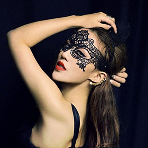 XingYu Qualität Mitternacht Schwarz Venetianische Maskerade Maske - 5