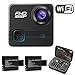 Produktbild Action Sport-Kamera, SEGURO WiFi 1080P HD 12MP Action Cam Wasserdichte, 170 Ultra-Weitwinkel, 2 Nachladbare Batterie und Zubehör + Hand tragen Installationssatzbeutel