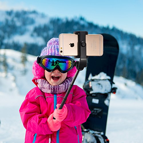 Bluetooth Selfie Stick mit Stativ, Mpow Bluetooth Einbeinstativ mit Stabilem Stativ StÃ¤nder, Fernbedienung und Ladekabel, 360Â° Rotation fÃ¼r iPhone 8/8 Plus/7/7 Plus/Galaxy S8/Huawei/HTC/Sony usw