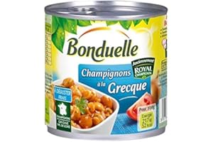 GENERIC BONDUELLE - Champignons De Paris À La Grecque Boîte 400G - Lot De 4 - Livraison Gratuite