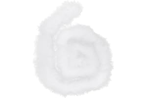 JHIALG Feather Boas, Marabou Feather Boa, Christmas Feather Garland, Christmas Natural Feathers Boas for Crafts Wedding Party Halloween Costume Christmas Tree Decoration