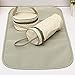 5PCS Practical Mummy Baby Diaper Bag Baby Changing Mat Multifunctional Set Khaki