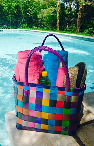 Handed By – Tasche / Shopper – Paris – Farbe: Bunt Multi Mix – 27 x 31 x 24 cm - 3