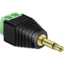 Cavo Splitter Audio 3.5 Mm – 1 Femmina A 2 Maschi, Dorato, 30cm