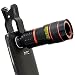 Produktbild I-Sonite (schwarz 8X Zoom) Universal Optische Lupe Teleskop Telefon-Kamera-Objektiv-Kit, Manueller Fokus auch für Fit For Huawei Mate 10 PRO
