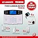 Produktbild ***Testmagazin 07/2013: Testsieger im Preis-Leistungsvergleich***PREMIUM SET von Multi Kon Trade mit 31 Sensoren*** Model M2B GSM Funk Alarmanlage mit LCD Display + Alarm SMS Anruf * Service + Support + Garantie * 99 Zonen erweiterbar * Deutsche Anleitung + Kurzanleitung * Alarmanlagen Premium Set *