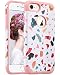 Produktbild ULAK iPhone 8 Hülle, iPhone 7 Hülle Stoßfest Hybrid High Impact Hart PC und Weiche Silikon Schutzhülle Tasche Case Cover für Apple iPhone 8/ iPhone 7 4.7 Zoll (Roségold Terrazzo)