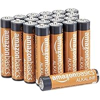 AmazonBasics - Pilas alcalinas AAA 'Performance' (Paquete de 20) - Diseño variable