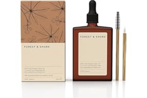 Forest & Shore Castor Oil 100% Natural & Organic for Hair Growth, Eyebrows, Eyelashes and Skin Hair Tonic Oil