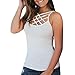 Produktbild Yvelands Damen Sommer Rückenfreies Oberteil Armellose Bluse Casual Tank Lose Tops T-Shirt
