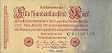 Deutsches Reich Rosenbg: 91a, Reichsdruckerei 1923 500.000 Mark (Banknoten für Sammler)