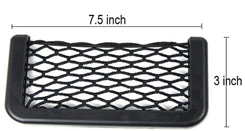 mStick Universal Car Net Holder Phone Holder Pocket Organizer String Bag - Big - 7.5 x 3 Inch Black RS.149 (70.00% Off) - Amazon
