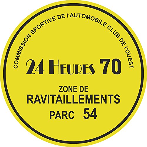 Preisvergleich Produktbild Le Mans 24 Heures Parkbewilligung, von 1970, fanzösische Sprache