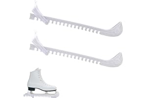 JINGIHE Ice Skate Guards, Hockey Skate Guards, Figure Skate Blade Guards, Hockey Stick Blade Protector for Ice Skating Shoes, Ice Hockey Skates Blade Covers, Ice Skating Accessories for Kids Adults