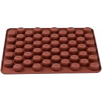 Stampo In Silicone Per Waffle E Cioccolato Selecto Bake – Rotondo, 6 Cavità A Forma Di Cuore, Antiaderente, Per Forno E Microonde (27x19x2,3 Cm)