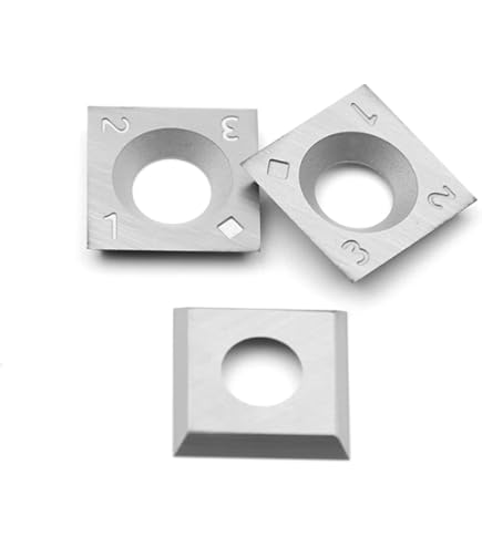 Utensile Tornitura Legno Con Inserti Carburo - Cutter Rotondo Per Lavorazione Legno, Gambo In Acciaio 45 - Foto 13