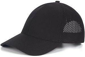 Zylioo Duże czapki sportowe do biegania czapki duża siatka oddychająca czapka z daszkiem elastyczna czapka golfowa