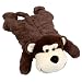 Novelty Hot Water Bottle Gift With Removeable Plush Cheeky Monkey Animal Cover