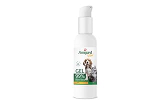Amigard Gel Aloe Vera 99% Aloe Vera Gel Soin Naturel pour la peau et le pelage chez les chiens, les chats et les chevaux