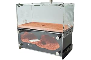 KXCR Unendliche Erweiterung Ameisenfarm Beton AntHouse Formicarium Ameisennest Mit Fütterungsbereich Ameisen Haus Insekt Villa Ameisenhaufen Werkstatt Ant Farm Futterbox (Color : C)