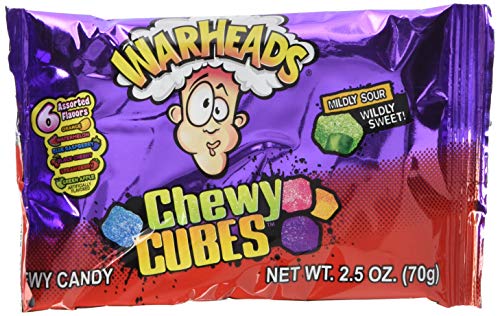 Preisvergleich Produktbild Warheads - Sour Chewy Cubes 70 g, 5er Packung (5 x 70 g)