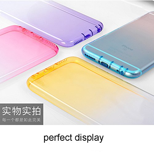 iPhone 6S caso  dfifan  resistente al polvo  Apple iPhone 6  suave TPU carcasa protectora transparente gradiente caso