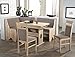 Produktbild Eckbankgruppe Runa 2 Eiche sonoma grau-braun 2x Stuhl Tisch Eckbank Bank Essgruppe Truhenbank Truheneckbank Esszimmer