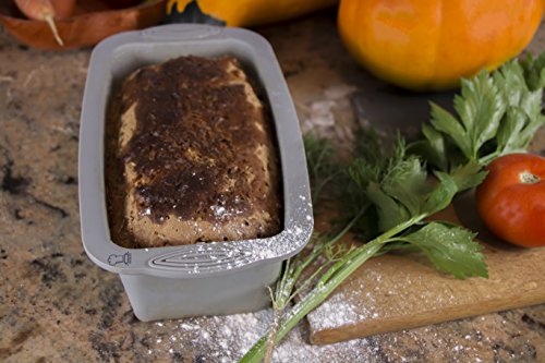 BackeFix – die moderne Brotform für Ihre Bedürfnisse | die antihaftende Kastenform, backen ohne Einfetten – für 500g | Perfekt für den Ofen- sowie Mikrowellenberreich | Flexible Silikon Brot-Backform, Kuchenform, Brotkasten, Spühlmaschinenfest, Antihaft-Beschichtung | Backform (außen: 26cm x 13cm x 8cm; 1,2 Liter) | 2 Jahre Garantie - 7