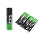 Sunflowerany10 PC por Paquete 18650 Li-Ion 5800mAh 3.7V Batería Recargable...