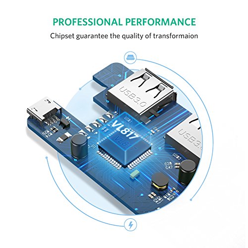 USB Kartenleser UGREEN USB 3.0 Hub 3 Port mit SD TF Kartenlesergerät für Windows 10/8.1/8/7/Vista/XP, Mac OS X, Linux und Windows Surface Pro,IdeaPad, MacBook Air usw - 7