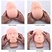 MYSWEETY Training Mannequin Flat Head Practice Make Up Eye False Lashes Eyelash Extensions Lip Tattoo Practice Model Manikin Head +10 False Lashes + Stainless Steel Clip Forceps