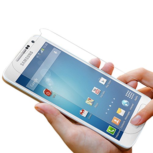 Premium Tempered Glass Screen Protector - Samsung Galaxy S4 Mini - Scratch resistant - Cutting-Edge 9H Hardness Amazing - Only 0.26 mm Thin - Glass Screen Protector Film Screen Protector