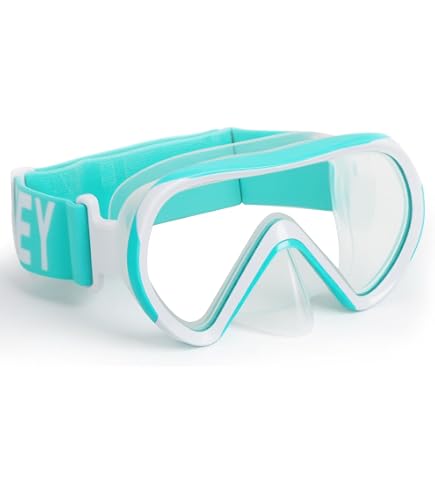 SEAC Viva Maschera Da Snorkeling Per Bambini – Lente Singola In Vetro Temperato 4 Mm, Facciale In Silicone Ipoallergenico, Cinghiolo Regolabile