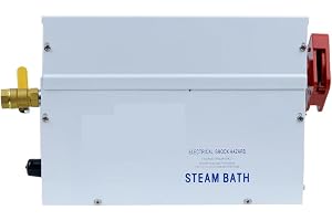 Badrumsbastumaskin 3KW Bastu Ångmaskin Spa Ånggenerator Torr Streaming Ugn Wet Digital Controller Steamer ST-30 för dusch i Home Steam Room Dusch(ST135A 3KW)