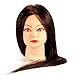 BEAUTY STAR® Professional 20" 70% Real Long Hair Hairdressing Cosmetology Mannequin Manikin Training Training Head With Clamp Stand