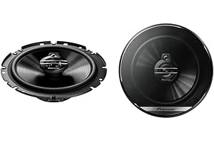 Pioneer TS-G1730F Haut-parleurs voiture coaxiaux 3 voies de 16,5cm, Puissance 300 Watts