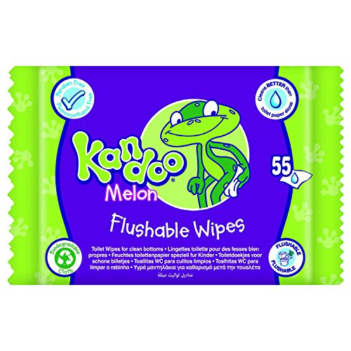 Preisvergleich Produktbild Kandoo Melone Feuchttücher, 6er Pack(6 x 55 Stück)