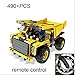 Produktbild HLDX 490 + pcs Fernbedienung baustein spielzeugauto bergbau LKW (8,6 * 5,3 * 4,3 Zoll) Kinder pädagogische bausteine   Spielzeug Geburtstagsgeschenk für Jungen und mädchen