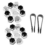 Generic 20x T39 Wheel Lug Bolt Nut Cap Center Cover for For Audi Skoda + Tool - silver RS.445 (51.00% Off) - Amazon