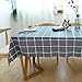 Produktbild Tablecloth CLOTHES UK- Tischdecke Nordic PVC Wasserdichte Rechteckige Wellenförmige Tischdecke Für Home Küche Außenbereich Grau, Grün Tischdecke (Farbe : Grau, größe : 140x220cm)