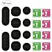 Produktbild 10 PCS Kabel Clips, Mehrzweck-Kabel-Clips, Kordel Management System, Desktop Kabel Organizer (All Black 10 Pcs)