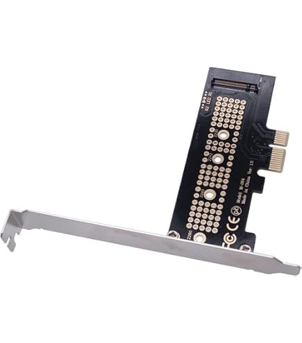 GLOTRENDS PA09-HS Adattatore da M.2 NVMe a PCIe 4.0 X4 con dissipatore M.2 per 2280/2260/2242/2230 SSD M.2 NVMea GLOTRENDS PA09-HS Adattatore da M.2 NVMe a PCIe 4.0 X4 con dissipatore M.2 per 2280/2260/2242/2230 SSD M.2 NVMea