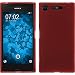 Produktbild PhoneNatic Case für Sony Xperia XZ1 Hülle Silikon Rot Matt Case