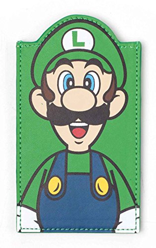 Preisvergleich Produktbild Super Mario Shaped Card Brieftasche Luigi Nue offiziell Nintendo