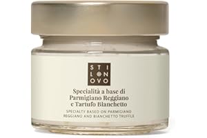 POIGET Pate al tartufo bianco gr.90 - Parmigiano Reggiano DOP 5%, Tartufi Bianchetto 3% (Tuber Borchii Vitt.)