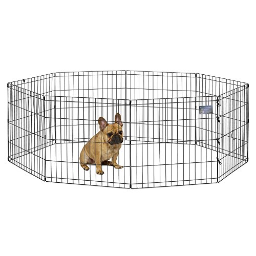 MidWest Exercise Pen, 24-Inch, Black
