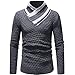 Produktbild Sannysis Herren Slim Fit Hoodie Langarm Herbst Winter Spleißen Sweatshirt Top Bluse Jersey Stricken