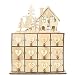 Produktbild Holz Adventskalender Aufbewahrungsboxen, 24 Schubladen Aufbewahrungsboxen Weihnachten Dekor Schmuckkästchen