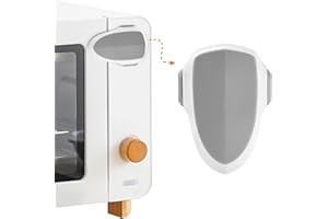 GCRQ Cerradura de la puerta del horno, Cerradura de Seguridad para Niños, protege a bebés y niños pequeños, adhesivo VHB de 3M resistente al calor, fácil de instalar y usar(1 pz, Blanco)