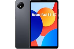XIAOMI Redmi Pad SE 8,7" – Tablet de 8,7” LCD (MediaTek Helio G85, 4GB de RAM, 64GB de ROM, WiFi + Bluetooth 5.3, batería de 6650 mAh, Cargador no Incluido), Gris (Versión ES)